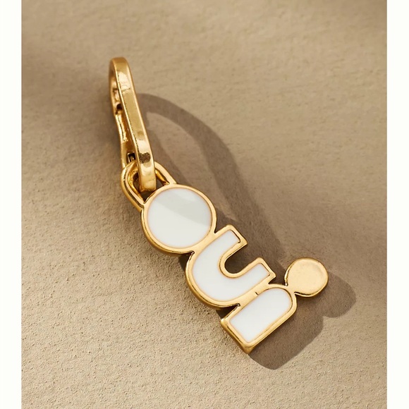Clare V Jewelry - Clare V. OUI charm NWT